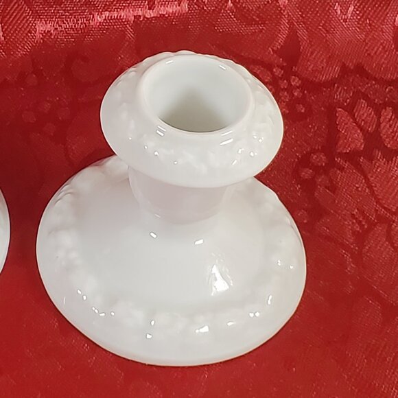 Rosenthal MARIA White Porcelain Candlestick Holders, small (2.5" tall) Germany - Picture 3 of 5